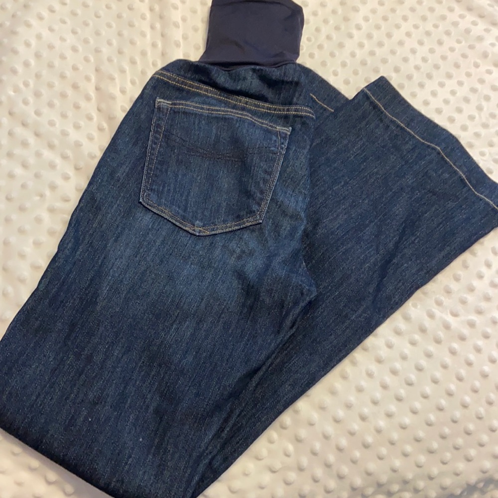 EUC Gap Maternity Dark Wash Bootcut Jeans